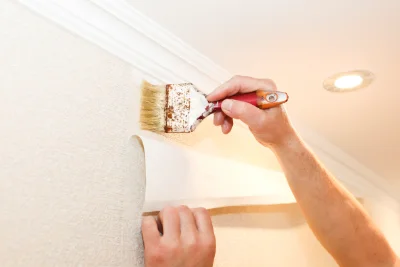 Pose de papier peint à Grattepanche — revêtements muraux et toiles de verre